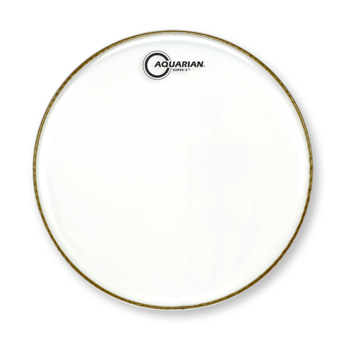 AQUARIAN Supe-2 Clear Drum Head Pack 10", 12" , 16" +14" Snare Head - Rock Pack