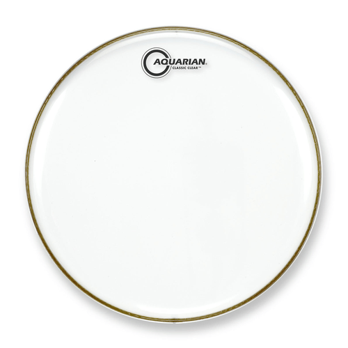 AQUARIAN INTCC-A Classic Clear Fusion Tom Head Pack - 10",12"'14" +14" Snare Head