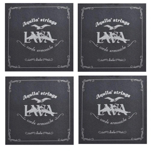 Aquila 110U Lava Series Soprano Ukulele Strings Standard Tuning - 4 SETS