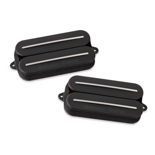 Seymour Duncan Black Winter Rail Pickup Set Bridge / Neck Set Black