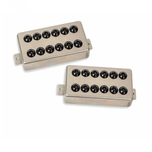 Seymour Duncan SH 8N Invader Electric Guitar Pickup Set Raw Nickel