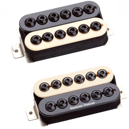 Seymour Duncan SH-8 Invader Humbucker Pickup Set Reverse Zebra