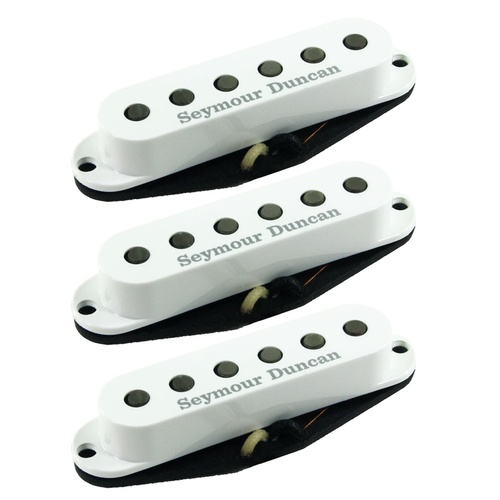 Seymour Duncan SSL-2 CSET Vintage Flat Strat Calibrated 3 Pickup Set, White 