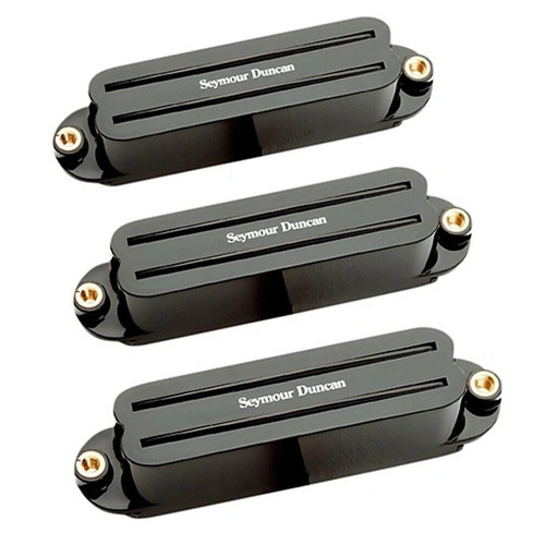 Seymour Duncan Hot Rails Strat  Guitar Pickup Set - Black  11208-02-B