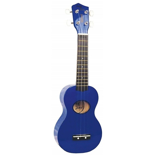 Eddy Finn Minnow EF-MN-BL Blue Ukulele with Matching Blue Gig Bag