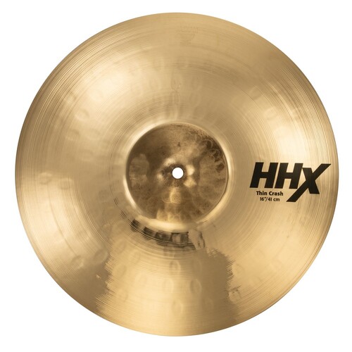 Sabian 11606XTB HHX Series Thin Crash Brilliant Finish B20 Cymbal 16in