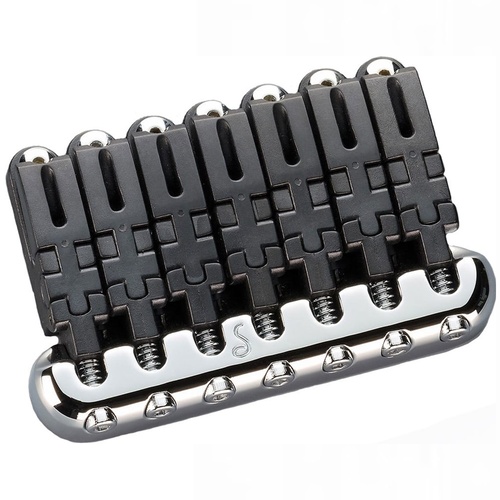 Schaller Hannes 7 Bridge BLACK / CHROME 12300200 7-String Bridge