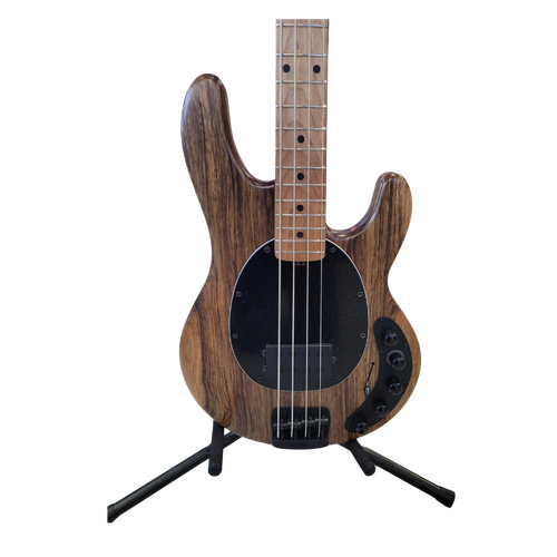 Ernie Ball Music Man BFR DarkRay Bass Guitar - Shadow Korina 