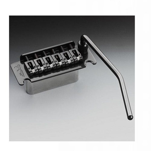 Schaller Tremolo Vintage Bridge - Black Chrome - Left Hand 13170437