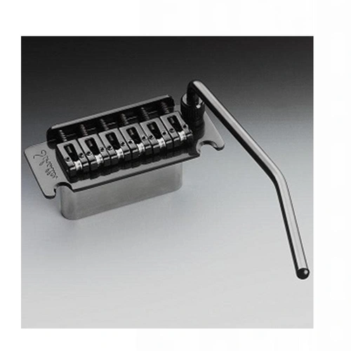 Schaller Tremolo Vintage Bridge - Black Chrome - Left Hand 13170437