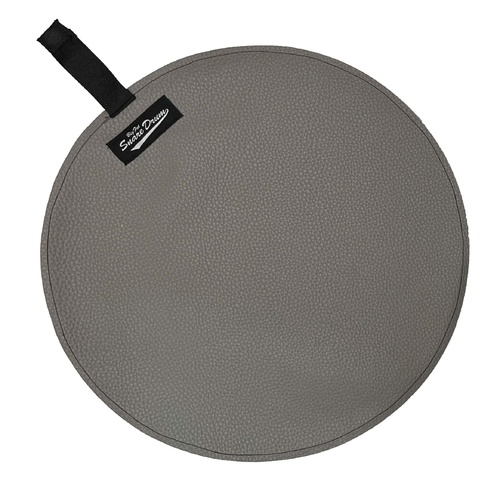 Big Fat Snare Drum Faux Suede 14" - Grey Skies