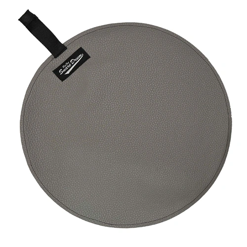 Big Fat Snare Drum Faux Suede 14" - Grey Skies