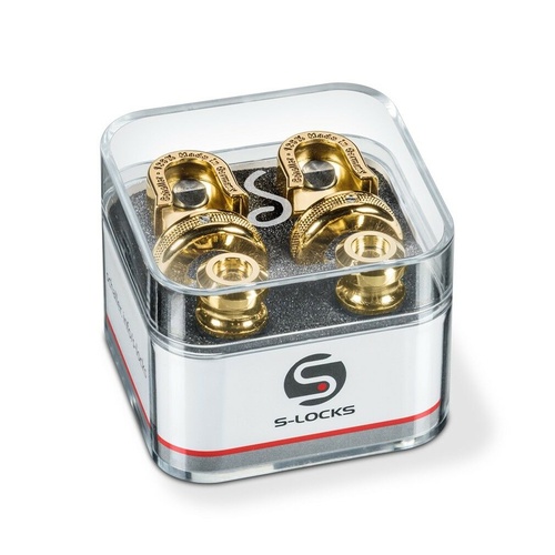 Schaller New S Locks Gold (Pair) 14010501 Strap Locks / security Locks