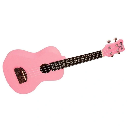 Kohala KT-SPI Soprano Tiki Ukulele (Pretty in Pink) by Lanikai