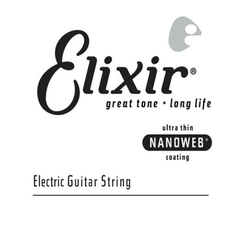 Elixir Electric Guitar Wound Single String NANOWEB Coating, .036