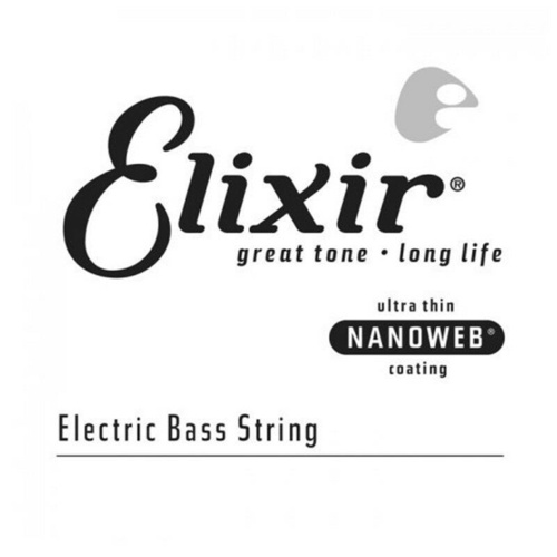 Elixir Electric Guitar Single String Wound Nickel Plated Steel, .042
