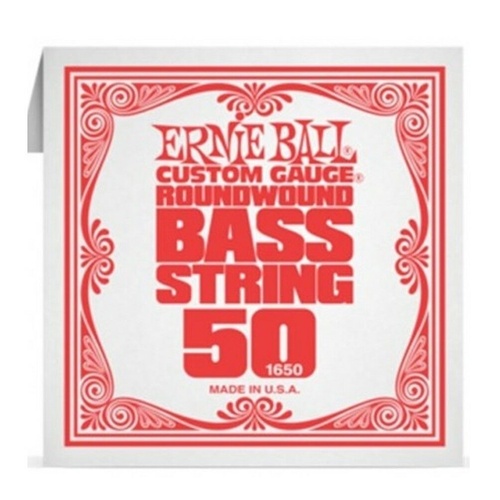 Ernie Ball Single Bass string E1650 - .050 Nickel Wound Bass Single String