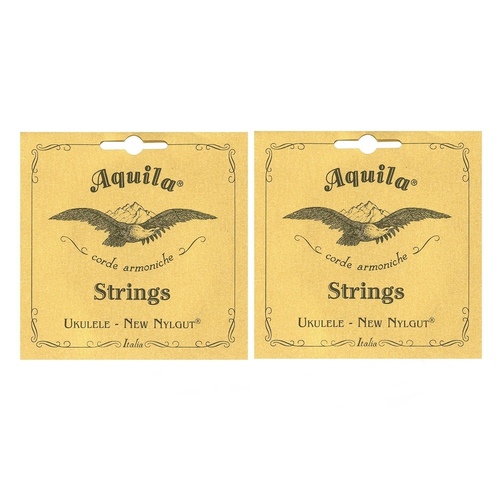 2x Aquila 17U Nylgut "LILI'U" 6 String Tenor Ukulele Strings Tenor 6-string Set