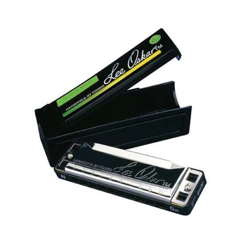 Lee Oskar Natural Minor Harmonica Key of F minor with case Blues Harp 1910N