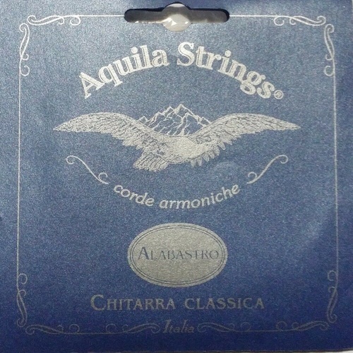 Aquila Alabastro Nylgut 19C Normal Tension Silverplated Classical Guitar Strings