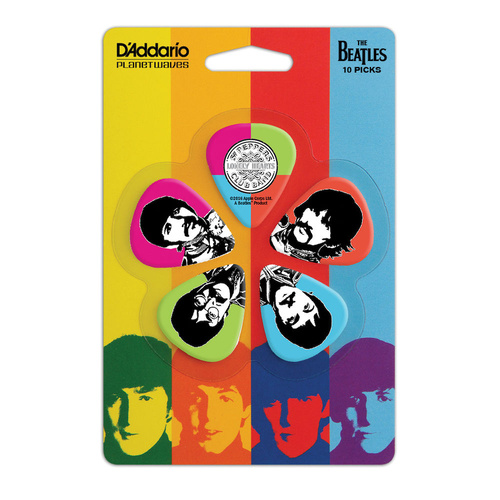 D'Addario Sgt. Pepper's Lonely Hearts Club Band 50th Anniversary Medium Gauge Guitar Picks,