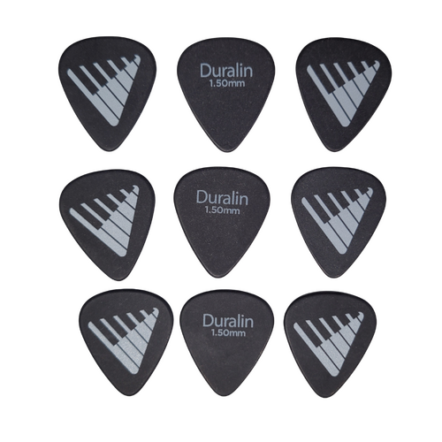 D'Addario Angkor Exclusive Duralin Guitar Picks, Extra Heavy, 9 pack -  1.5mm