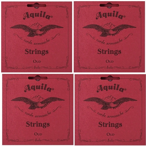 Aquila 1O Nylgut Turkish Oud Tuning d-b-aa-BB-AA-E Turkish Oud Strings - 4 Sets