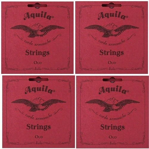 Aquila 1O Nylgut Turkish Oud Tuning d-b-aa-BB-AA-E Turkish Oud Strings - 4 Sets