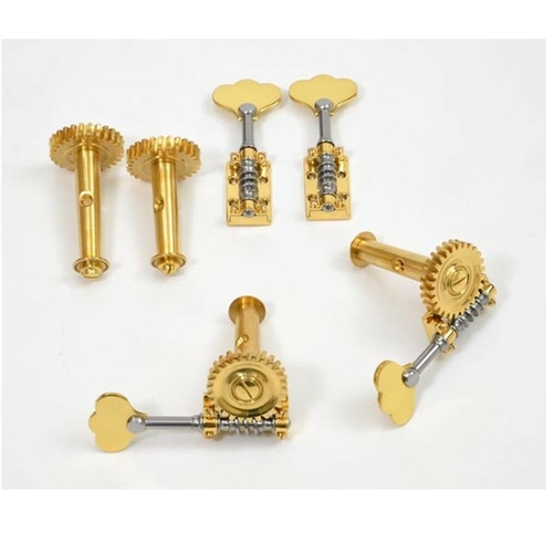 Rubner Double Bass   4/4, /  3/4v Gold Deluxe  Machine Heads  Set of 4 , 