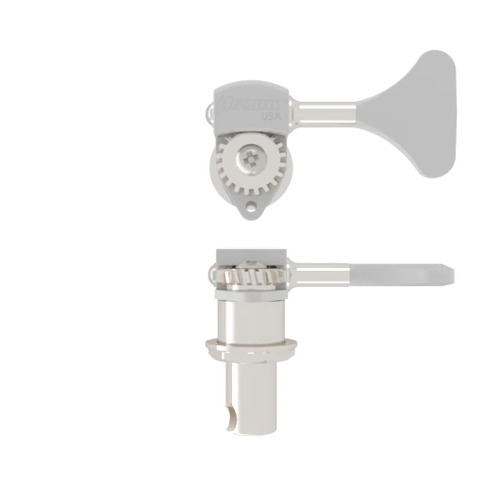 Hipshot HB6 1/2" USA Ultralite Bass tuning Machine - Chrome  - Y Key