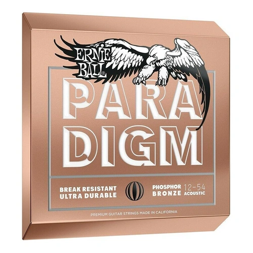 Ernie Ball 2076 Paradigm Phosphor Bronze Acoustic Guitar Strings  12 - 54