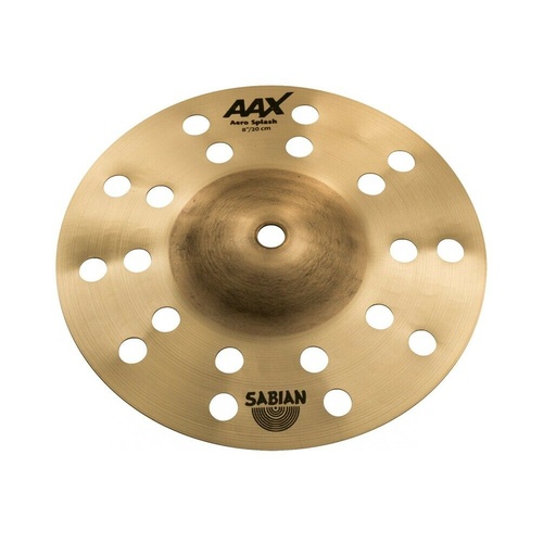 Sabian 208XAC AAX Series Aero Splash Cymbal, Traditional Finish 8"