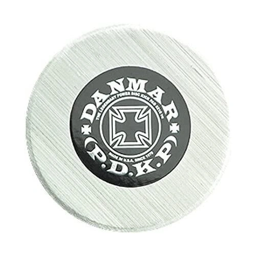 Danmar Metal Impact Badge - Single Kick Bass Drum disc - Iron Cross