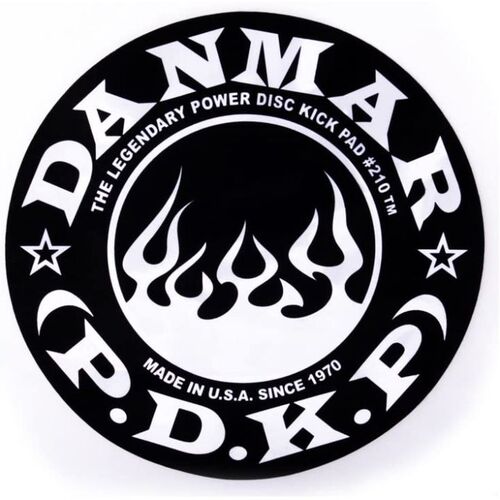 Danmar 210FL1 Flames Bass Drum Single Pad