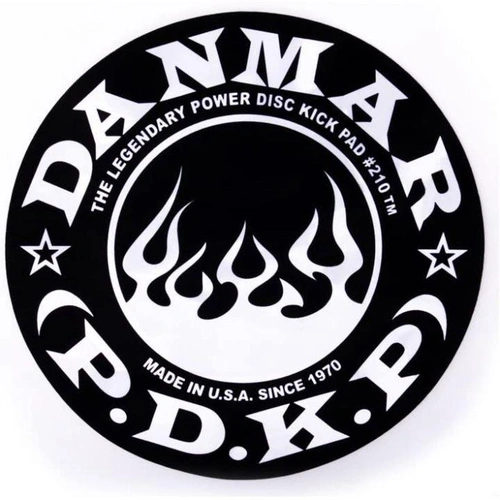 Danmar 210FL1 Flames Bass Drum Single Pad