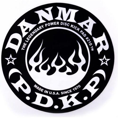 Danmar 210IFL1 Flames Bass Drum Singlepad