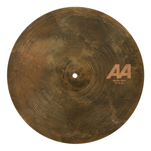 Sabian 21680AH AA Series Apollo Hi-Hats Hybrid Finish B20 Bronze Cymbal 16in