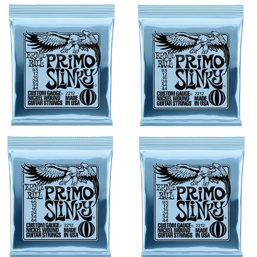 Ernie Ball 2212 Slinky Nickel Wound Electric Guitar Strings - 3 SETS - Primo