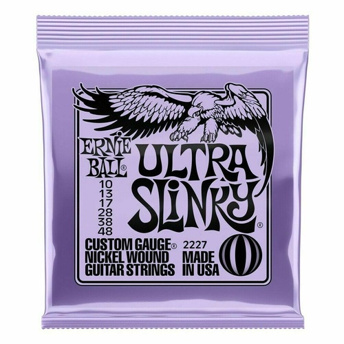 Ernie Ball 2227 Ultra Slinky Nickel wound Electric Guitar Strings, 10 - 48