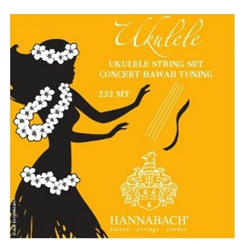 Hannabach 232 MT Concert Ukulele Set (GCEA) Nylon Made in Germany