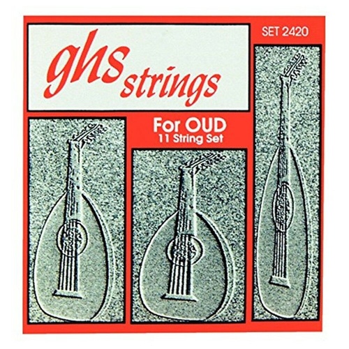 GHS Oud 11 String Nylon / Silver plated wound StringsSet, .022 - .040 2420