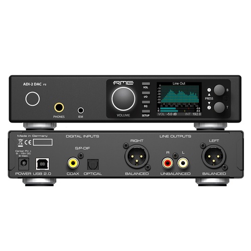 RME ADI-2 DAC FS 2-channel DA Converter with Remote Control