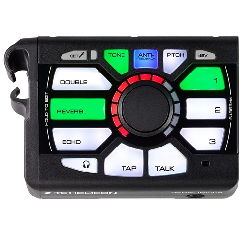 TC-Helicon Perform-V Vocal Multi Effects FX Processor Harmony Reverb EQ Gain