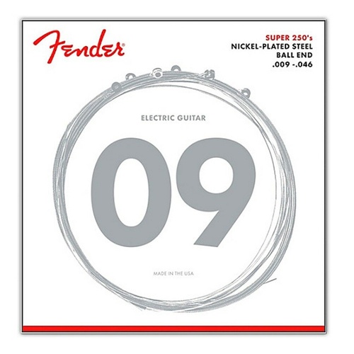 Fender 250LR Nickel Plated Steel Electric Guitar Strings Light / Regular 09 - 46