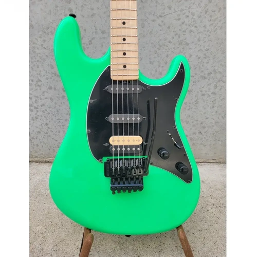 Ernie Ball Music Man BFR Cutlass HSS - Lime - Solidbody Electric Guitar