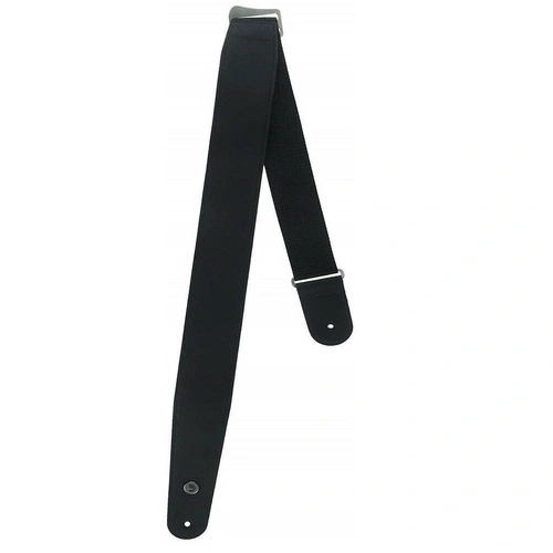 Planet Waves by D'Addario 25HYB00 Hybrid Leather Guitar Strap - Black