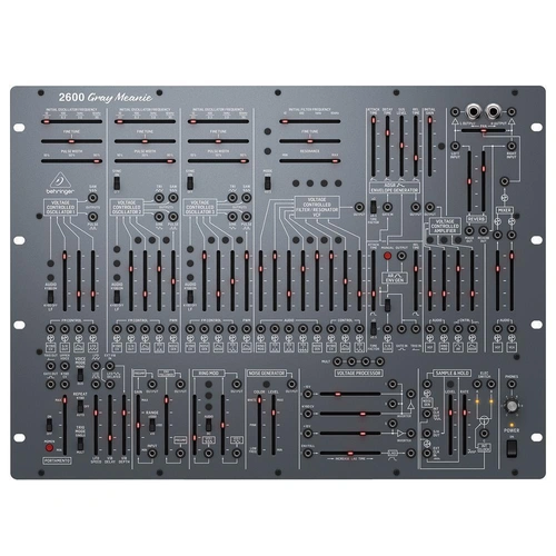 The BehringerSpecial Edition Semi Modular 2600 Gray Meanie Analog Synth 8RU