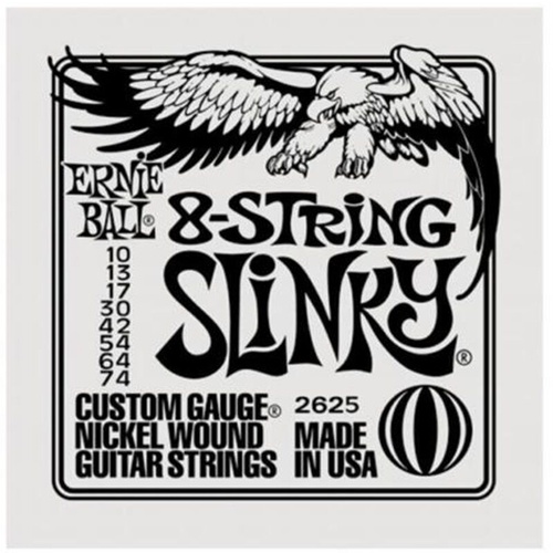 Ernie Ball 2625 8-String Set Slinky Electric Guitar Strings 10 - 74
