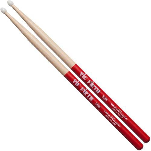 Vic Firth American Classic Drumsticks with Vic Grip, 2B Nylon