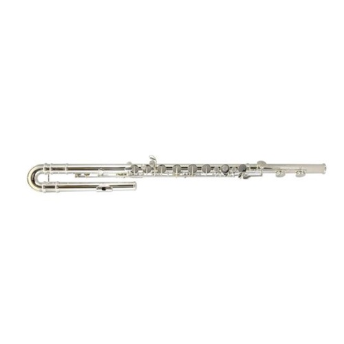 Trevor James Bass Flute Silver Plate, Solid Silver Lip Plate and Riser with Case 